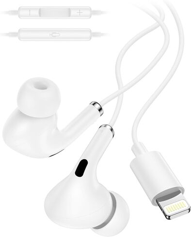 Wired Lightning Ear Buds for iPhone 14 13, Apple Pods Headphones Earphones in Kuwait