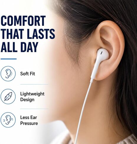 Mysea Wired Headphones USB C Earbuds with Microphone for iPhone in Kuwait