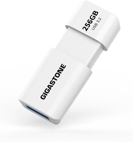 GIGASTONE 512GB Flash Drive, Z60 USB 3.2 Gen 1, 120MB/s Ultra Fast, Retractable Capless Slider Design, Data Storage, Backup for PC/Mac/TV/Car Audio, USB 2.0/3.0/3.1 Compatible in Kuwait