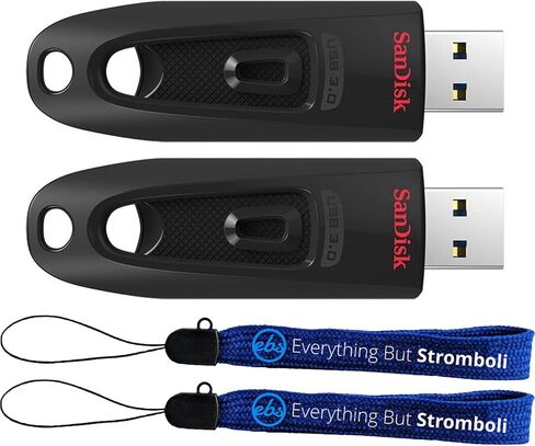 SanDisk Flash Drive 64GB Ultra USB Pen Drive 2 Pack Portable Memory Stick in Kuwait