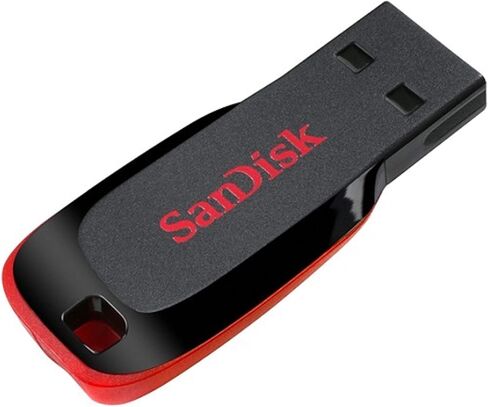 SanDisk Type A Flash Drive 128GB (2 Pack) Blade Thumb Drive SDCZ50-128G-B35 - Bundle with (2) Everything But Stromboli Lanyards in Kuwait