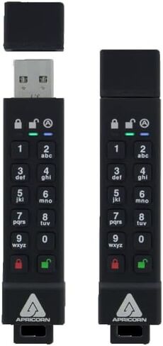 Apricorn MM3629 Aegis Secure Key 3Z - USB3.0/3.1 Flash Drive ASK3Z-16GB USB Flash Drive 16GB Key Lock in Kuwait