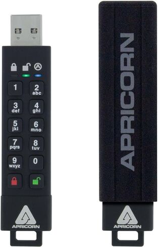 Apricorn MM3629 Aegis Secure Key 3Z - USB3.0/3.1 Flash Drive ASK3Z-16GB USB Flash Drive 16GB Key Lock in Kuwait