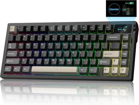 L80 75% Wireless Gaming Keyboard, Mechanical Keyboard with Knob in Kuwait