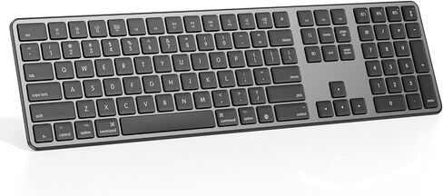 OMOTON Rechargeable Bluetooth Keyboard for Mac, Full Size & Numeric Keypad in Kuwait