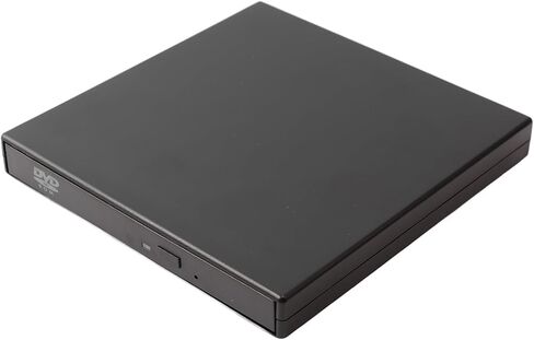 SUNGOOYUE External CD RW Drive, USB 2.0 Low Noise High Speed Plug and Play Light Compact DVD Burner, with Strong Plastic Housing, for Laptop Desktop in Kuwait