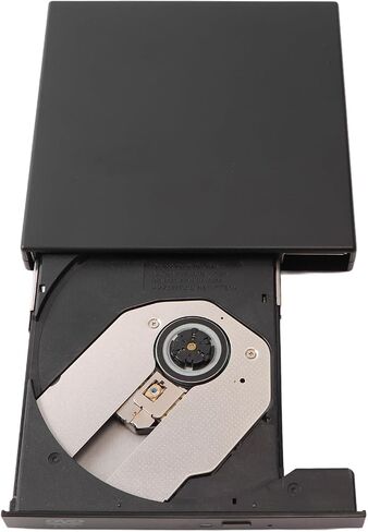 SUNGOOYUE External CD RW Drive, USB 2.0 Low Noise High Speed Plug and Play Light Compact DVD Burner, with Strong Plastic Housing, for Laptop Desktop in Kuwait