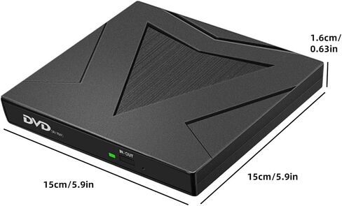 USB 3.0 Ultra-Slim External CD/DVD Drive Portable CD/DVD Optical Disc Drive for Laptop PC in Kuwait