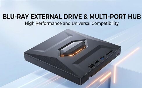 Zopsc External Blu Ray Drive, USB 3.0 and Type C in Kuwait