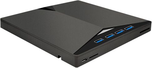 7 in 1 USB 3.0 Ultra-Slim External CD/DVD Drive Portable CD/DVD ROM +/-RW Optical Disc Drive for Laptop PC in Kuwait