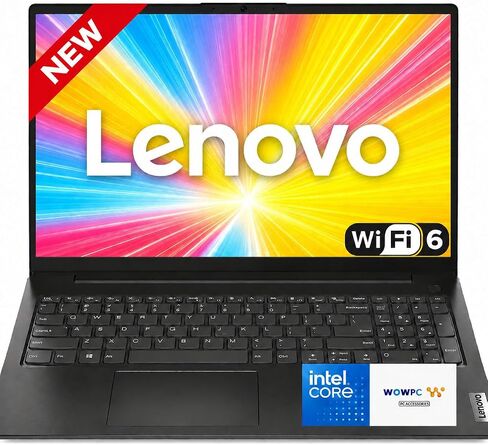 Lenovo V15 2026 Student & Business Laptop, AMD Ryzen 3 7320U (Beats i7-1160G7), 15.6" FHD LED Display, 16GB RAM, 256GB SSD, Ethernet Port RJ-45, Windows 11 Pro, Business Black in Kuwait