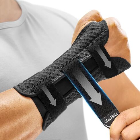 FREETOO Reversible Carpal Tunnel Wrist Brace Night Support Left Right Hand in Kuwait