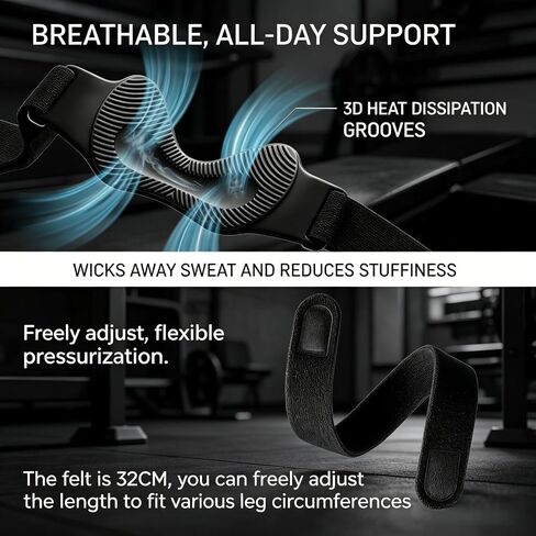YellowRiver Patellar Tendon Support Strap 2-Pack,With Silicone Lock-Point Pad, Knee Brace for Women & Men,Patella Band Support for Running Basketball ﻿ in Kuwait