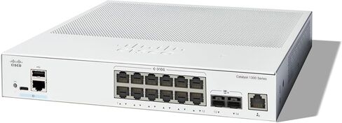Cisco Catalyst 1300-12XT-2X Managed Switch, 12 Port 10G Copper, 2x10GE SFP+, (C1300-12XT-2X) (Renewed) in Kuwait