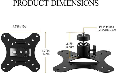 2-Pack Projector Ceiling Mount Iron Wall Mount Bracket in Kuwait