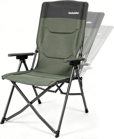 OUTSIDER Oversized 3-Position Camping Chair, Green in Kuwait