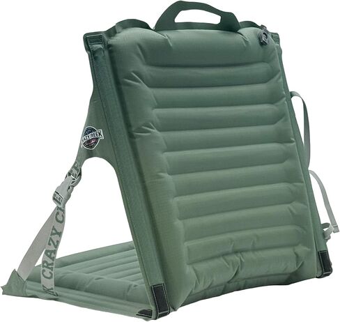 Crazy Creek Inflatable AirLounger Original Chair for Camping, Backpacking, Beaches, Comfort on All Terrains, Adjustable Straps, Compact Design, Dual Purpose, Chair and Pad in one, Big Sky Blue in Kuwait