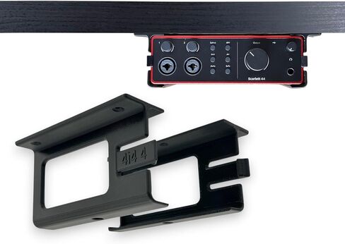 Desk Mount Kit for Focusrite Scarlett 4i4 (4th Gen) - Under Desk Mount Brackets with Reversible Clips - Secure Mounting Accessories in Kuwait