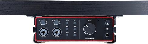 Desk Mount Kit for Focusrite Scarlett 4i4 (4th Gen) - Under Desk Mount Brackets with Reversible Clips - Secure Mounting Accessories in Kuwait