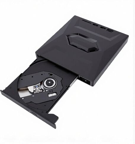 7 in 1 External CD DVD Drive, USB 3.0 & USB C Dual Interface High Speed Hub Plug & Play Slim and Portable CD DVD + / - RW Optical Drive for PC Wins Linux Etc. in Kuwait