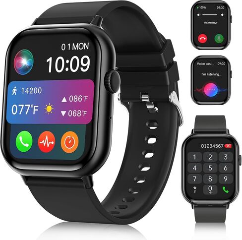Smart Watches for Men Women, Fitness Tracker (Answer/Make Call) in Kuwait