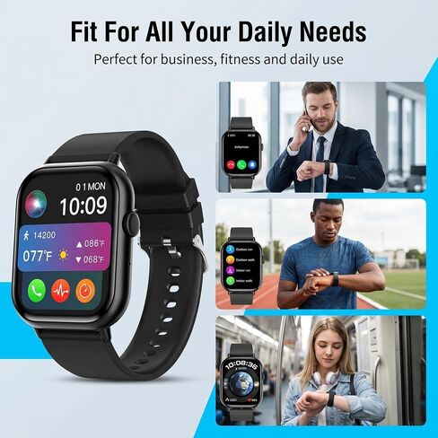 Smart Watches for Men Women, Fitness Tracker (Answer/Make Call) in Kuwait