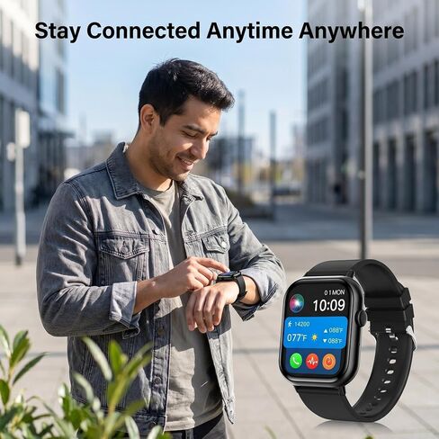 Smart Watches for Men Women, Fitness Tracker (Answer/Make Call) in Kuwait