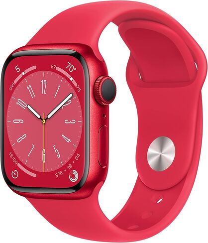 Apple Watch Series 8 (GPS, 41MM) - Midnight Aluminum Case with Midnight Sport Band S/M (Renewed Premium) in Kuwait