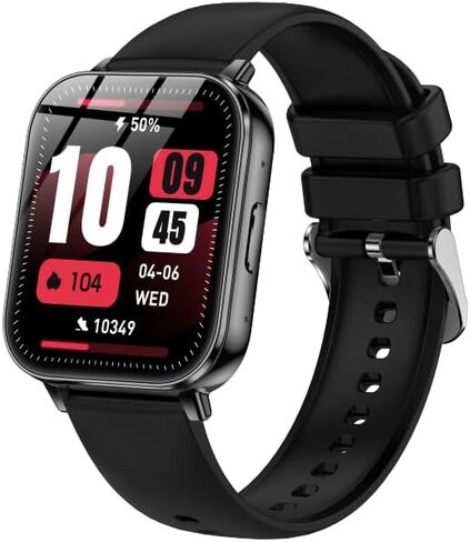Smart Watch for Women, 1.85" HD Fitness Tracker with Bluetooth Call, 1000mAh Battery, 130+ Sports Modes, Heart Rate/Sleep Monitor, IP68 Waterproof with 4 Bands, Compatible with iOS/Android(Rose Gold) in Saudi Arabia