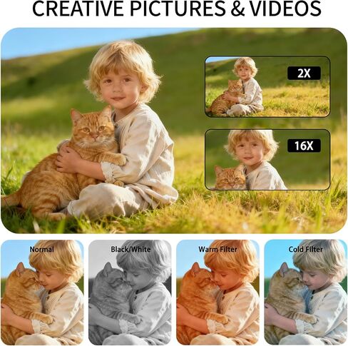 Digital Camera for Kids & Beginners 64GB SD Point and Shoot Digital Cameras in Kuwait