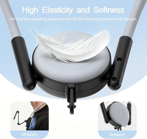 MagSafe Neck Phone Holder, Hands-Free Phone Mount with Adjustable Neckband, 360° Rotating Magnetic Phone Holder for iPhone 16/15/14/13/12 Series, Vlogging, Recording, Cycling, Travel & Live Streaming in Kuwait