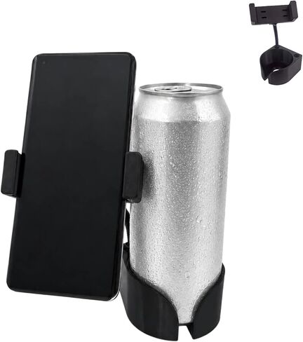 2-in-1 Shower Beer Can & Phone Holder, No-Drill Wall Mount in Kuwait
