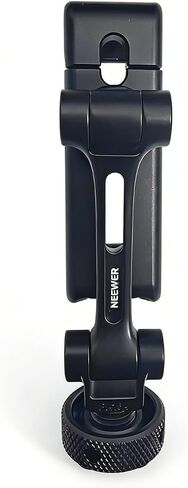 NEEWER Universal Cell Phone Stand Holder with Cold Shoe, 1/4" Thread, 360° Swivel, 180° Tilt, 3 Axis Tripod Mount Adapter Compatible with iPhone Android Samsung Camera Cage Top Handle, PA154 in Kuwait