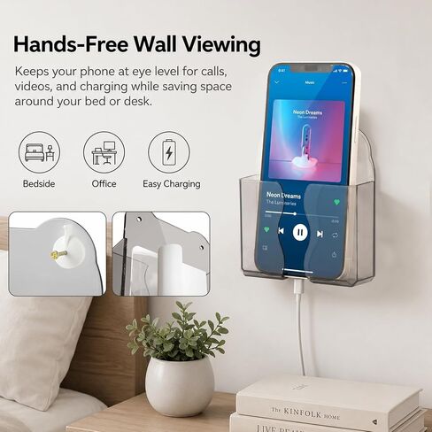 2pack Wall Mounted Phone Holder with Self Adhesive,Phone Holder for RV in Kuwait