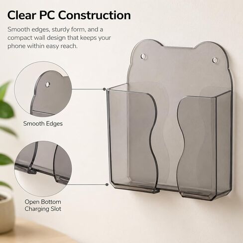 2pack Wall Mounted Phone Holder with Self Adhesive,Phone Holder for RV in Kuwait