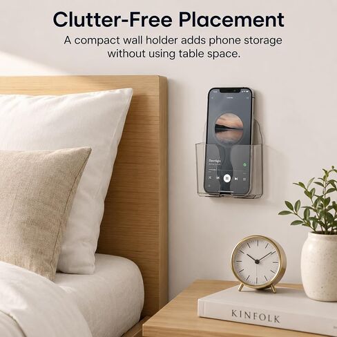 2pack Wall Mounted Phone Holder with Self Adhesive,Phone Holder for RV in Kuwait