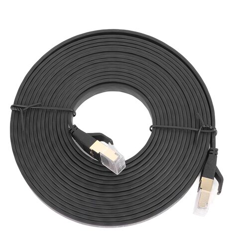 Cat 8 Ethernet Cable, High Speed ​​Black Double 16.4ft Standard Cat 8 Ethernet Cable for PC for Modem in Kuwait