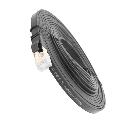 Cat 8 Ethernet Cable, High Speed ​​Black Double 16.4ft Standard Cat 8 Ethernet Cable for PC for Modem in Kuwait