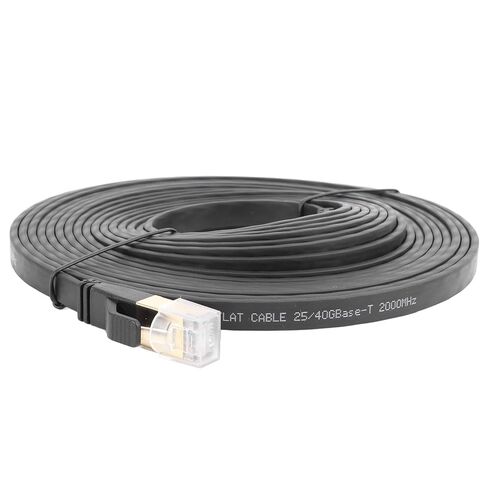 Cat 8 Ethernet Cable, High Speed ​​Black Double 16.4ft Standard Cat 8 Ethernet Cable for PC for Modem in Kuwait