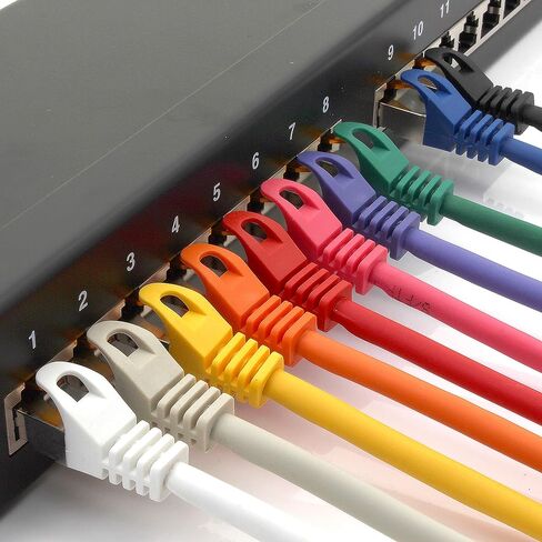 1aTTack.de Cat.7 ethernet Cable 5m - Grey - 1 Piece - Cat7 LAN Network 10GBASE-T - 10000 Mbps (Sftp Pimf) Double Shielded patchcable RJ45 Plug Cat.6a in Saudi Arabia