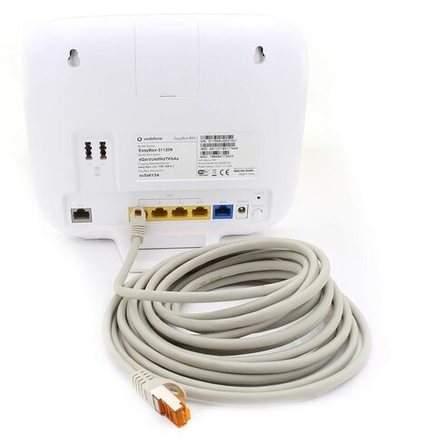 1aTTack.de Cat.7 ethernet Cable 5m - Grey - 1 Piece - Cat7 LAN Network 10GBASE-T - 10000 Mbps (Sftp Pimf) Double Shielded patchcable RJ45 Plug Cat.6a in Saudi Arabia