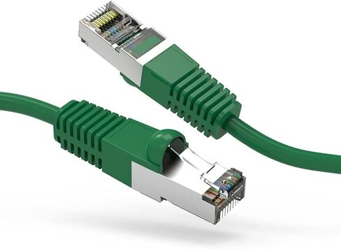 6Ft Cat5E Shielded (FTP) Ethernet Network Booted Cable Green, 1 Pack in Kuwait