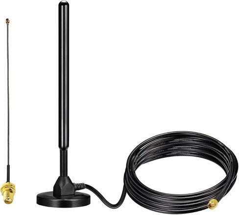 Bingfu Magnetic 915mhz Lora Antenna with Adapter Cable Compatible with Meshtastic SX1276 SX1262 nRF52840 Chip Wireless Module Mesh Node LoRaWAN IoT Gateway Lora Development Board in Saudi Arabia