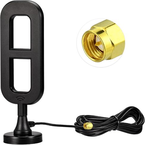 Superbat 4G LTE External Magnetic Antenna Omni Directional 8dBi SMA Male Antenna for AT&T Verizon T-Mobile Cellular Router Modem Extended Receiver Stealth Cam etc. in Saudi Arabia