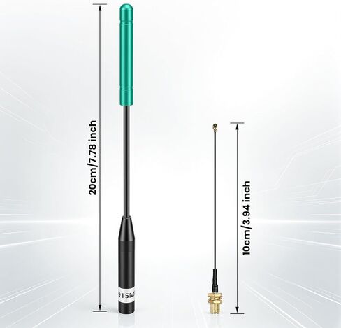 915MHz LoRa Antenna, Whip Antenna 20cm, Meshtastic 10dBi Gain, Green in Kuwait