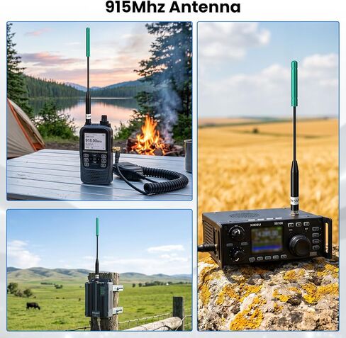915MHz LoRa Antenna, Whip Antenna 20cm, Meshtastic 10dBi Gain, Green in Kuwait