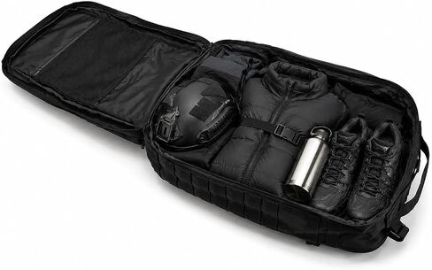 Large Black Tactical Backpack for Men, 40L/50L Expandable Military Rucksack in Saudi Arabia