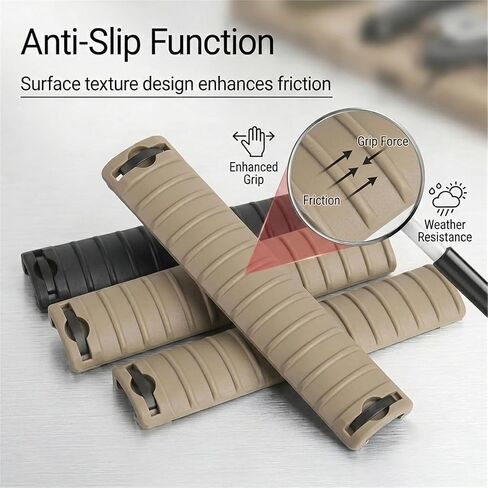 Picatinny Rail Covers 4 Pack Non-Slip Protector Panels in Saudi Arabia