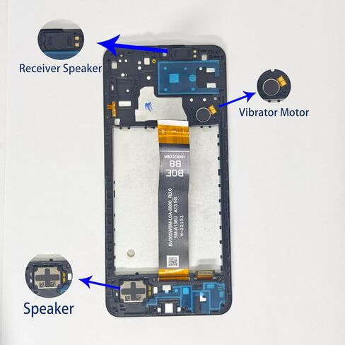 OEM 6.5 inch LCD Digitizer for Samsung Galaxy A13 5G Screen Replacement A136u s136vl A136a Touch Display, Full HD Digitizer Assembl with Full Accessories（SM-A13 5G Black with Frame in Kuwait