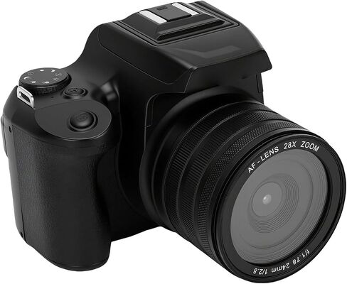 PUSOKEI 68MP 4K Digital Camera Waist Level Finder, Flip Screen Vlogging in Kuwait